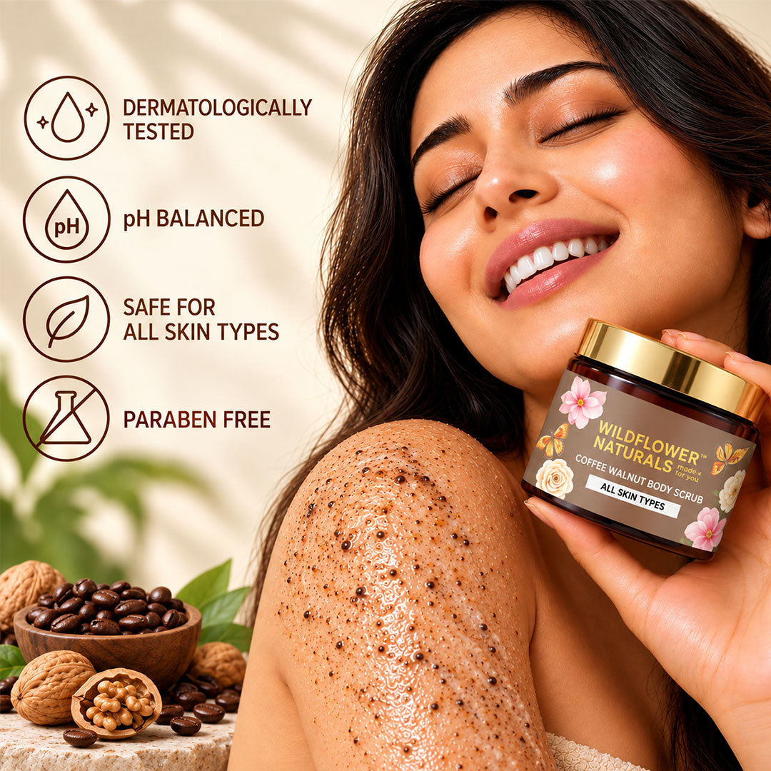 Coffee Walnut Body Scrub Normal to Oily Skin