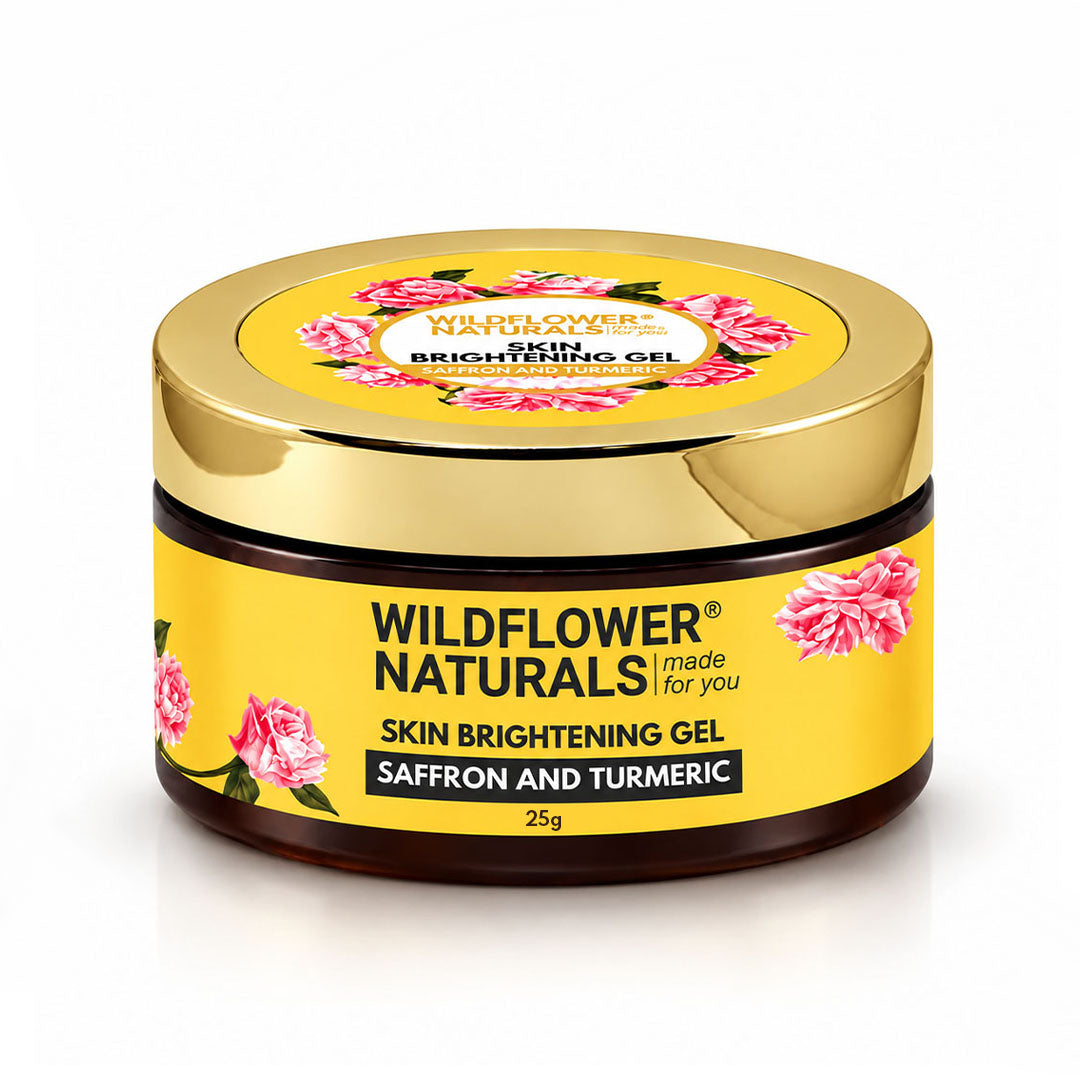Skin Brightening Gel with Saffron and Turmeric