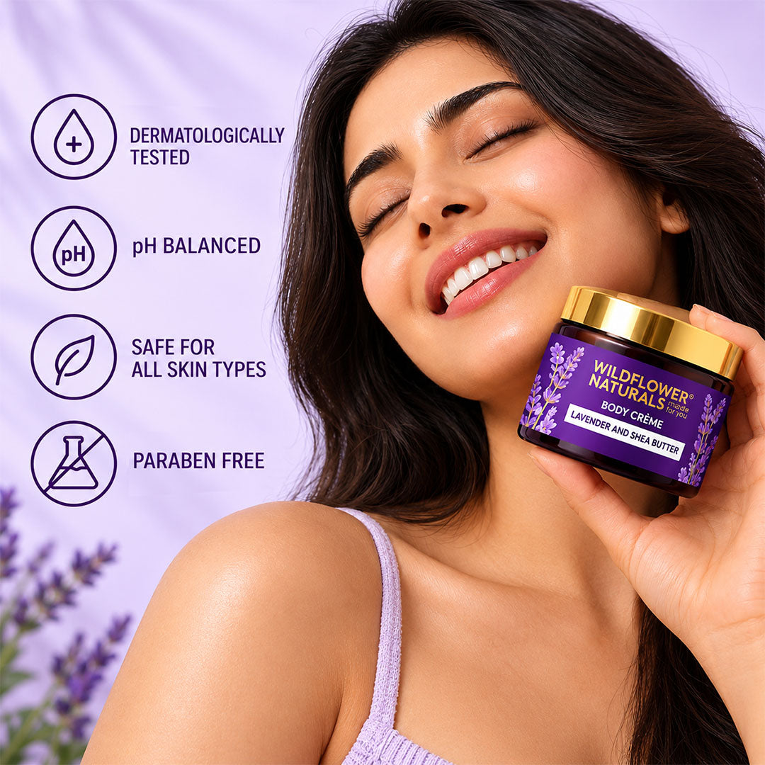 Body Cream with Lavender and Shea Butter - Wildflower Naturals